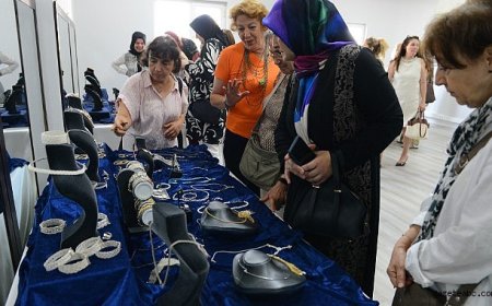 NİLSEM’de eğitim alan kadınların el becerileri beğeni topladı