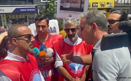 Sendika ve Polis Arasında Gergin Anlar