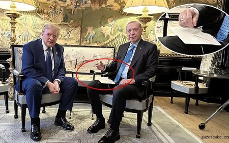 Erdoğan-Trump görüşmesinde dikkat çeken zarf detayı