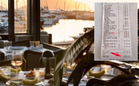 Restoranda Dev Fatura Gündem Oldu