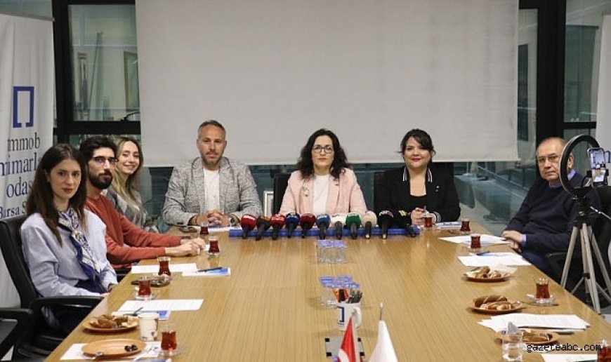 Mimarlar Odası Bursa Şubesi'nden 5 Haziran Dünya Çevre Günü açıklaması