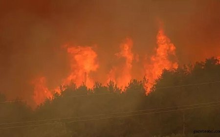 Karabük’te Alevlerle Zorlu Mücadele