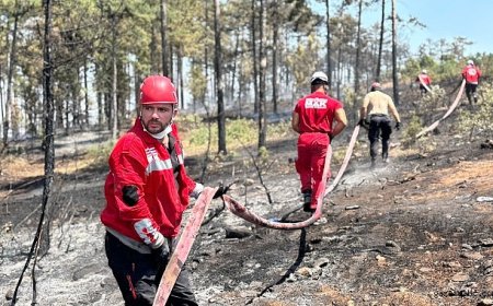 Harmancık Yangınında ikinci gün