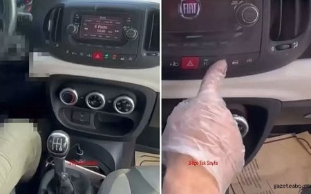 Araçtaki düzenek pes dedirtti