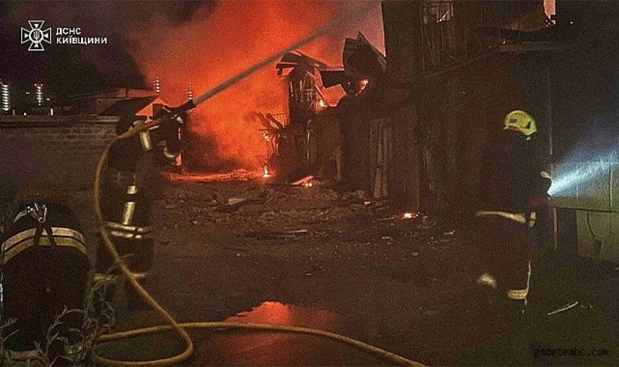 Kiev'de Şiddetli Hava Saldırısı