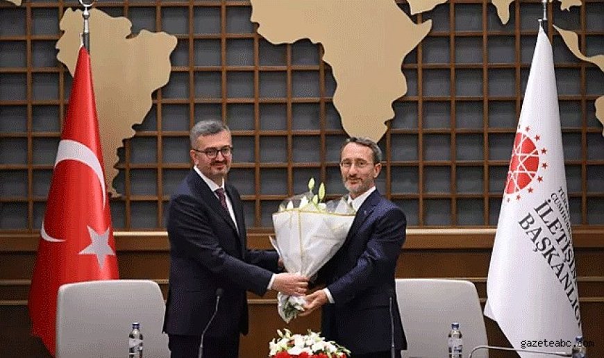 İletişim Başkanlığı'nda devir teslim!