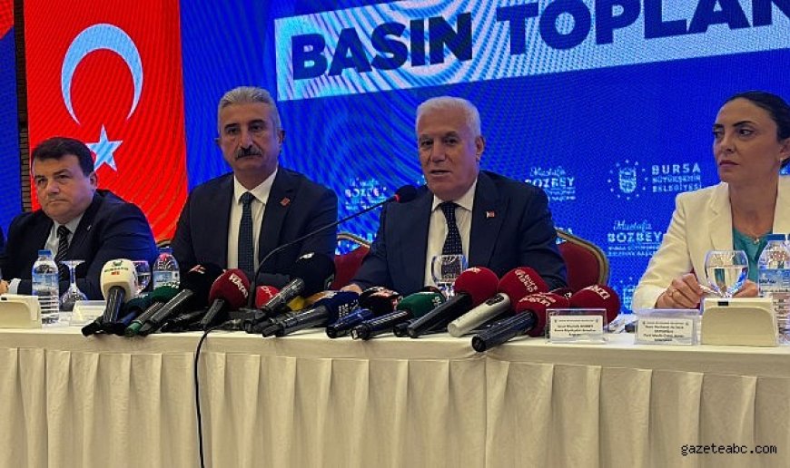 Başkan Bozbey: “Bursa’nın 43 günlük suyu kaldı”