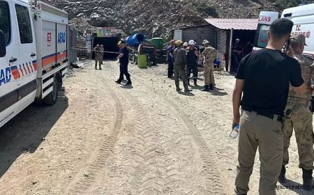 Elazığ'da maden ocağında göçük!