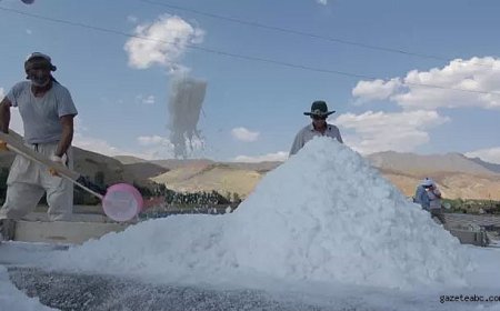 Kemah Tuzunda Asırlık Emek