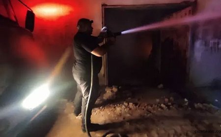 Çanakkale'de orman yangını sürüyor!