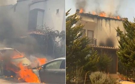 Çanakkale'de Orman Yangını!