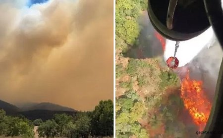 Yangın Yerleşim Yerlerine Sıçradı