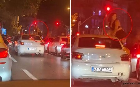 Seyir Halindeki Araçta Uygunsuz Görüntü