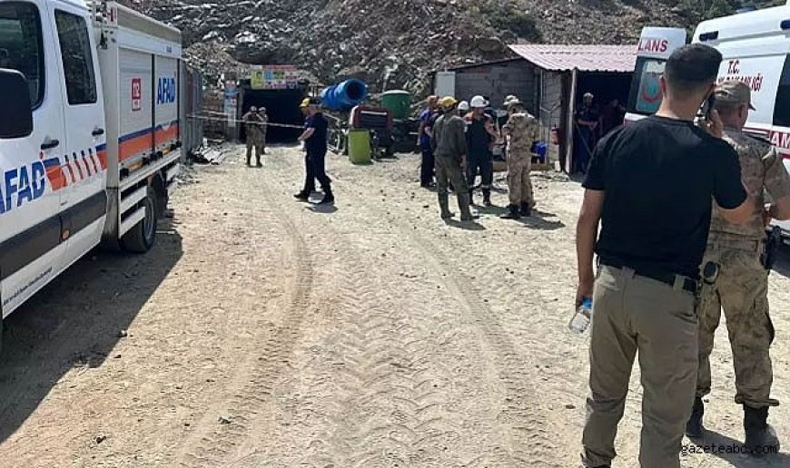 Elazığ'da maden ocağında göçük!