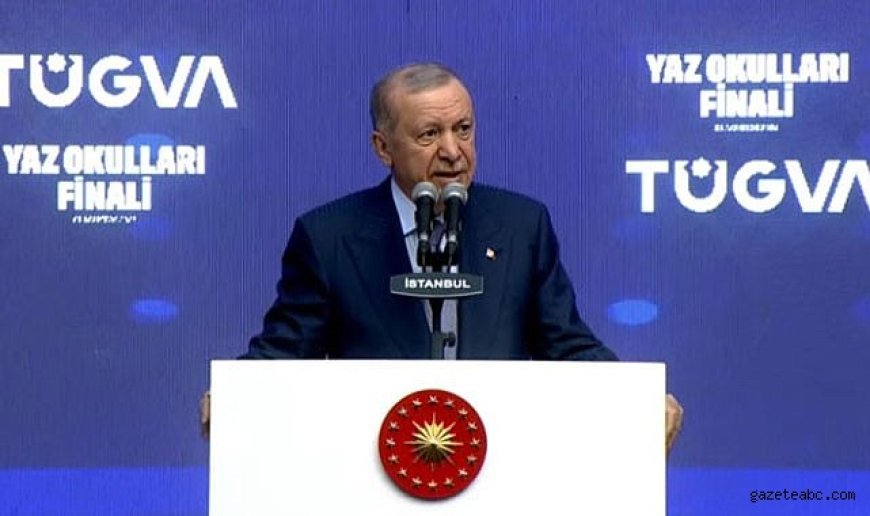 TÜGVA Finalinde Erdoğan'dan Net Mesajlar