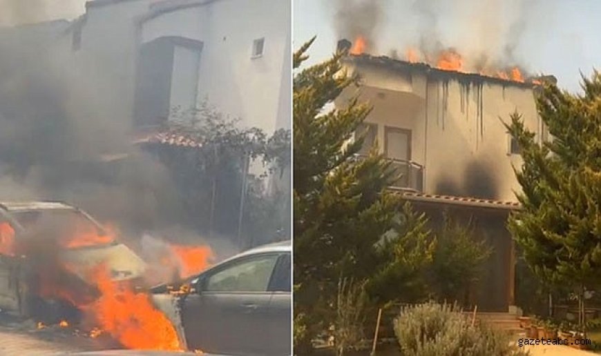 Çanakkale'de Orman Yangını!