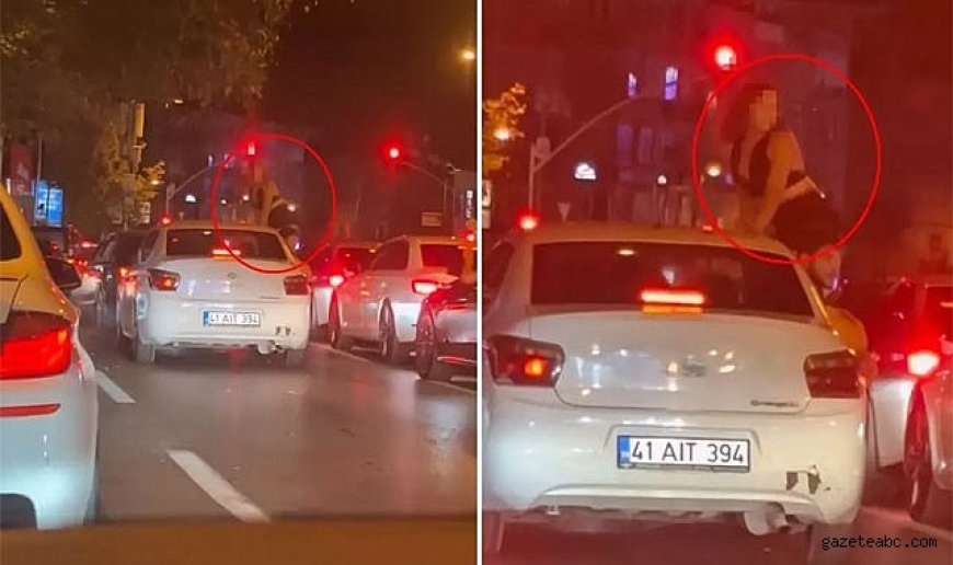 Seyir Halindeki Araçta Uygunsuz Görüntü