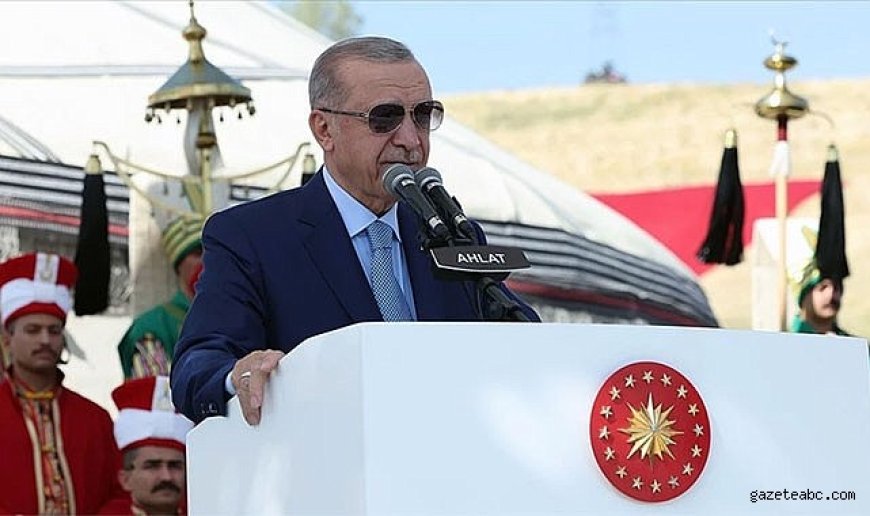 Erdoğan'dan Ahlat'ta Birlik Mesajı