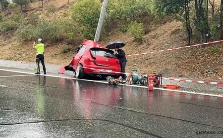 Şiddetli Yağış Trafik Kazasına Yol Açtı