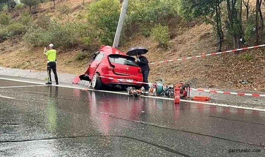 Şiddetli Yağış Trafik Kazasına Yol Açtı