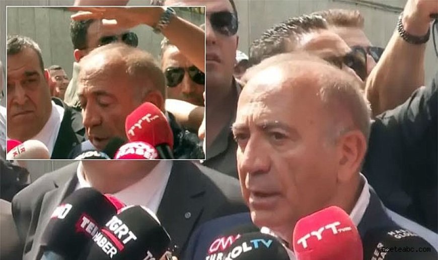 Gürsel Tekin’e Su Şişesi Fırlatıldı