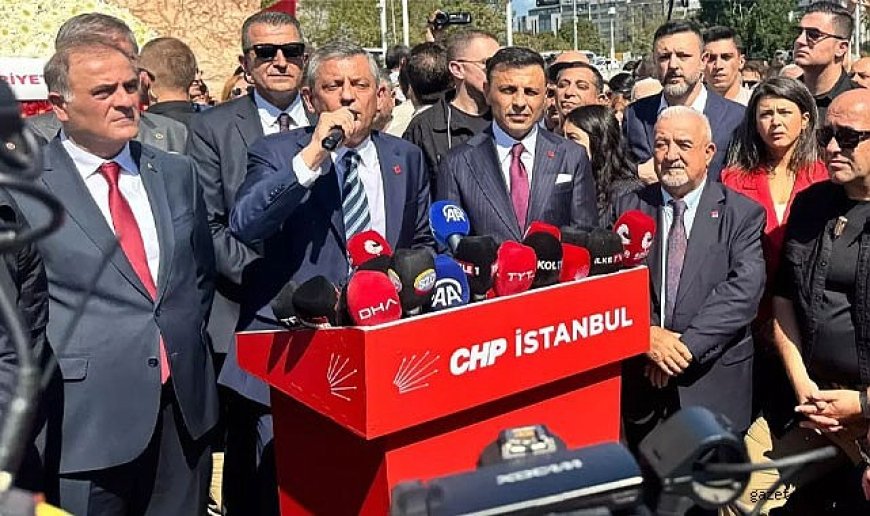 Özgür Özel’den Taksim’de Anma Töreni