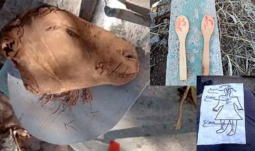 Mezar Kazısında Şok Eden Büyü Objeleri