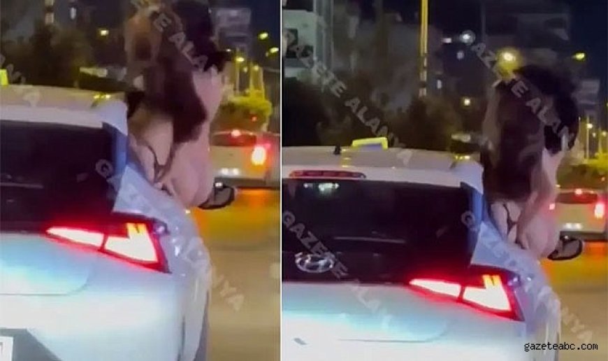 Antalya Sokaklarında Yarı Çıplak Dans
