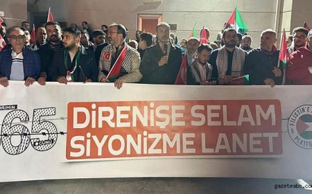 Türkiye'de İsrail'e Protesto Yağdı