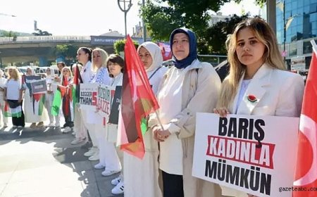 Gazze İçin Kadınların Güçlü Dayanışması