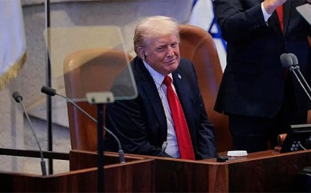 İsrail Meclisinde Trump'a Soykırım Protestosu