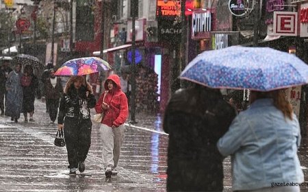 Batı’da Hafta Sonu Yağmur Uyarısı
