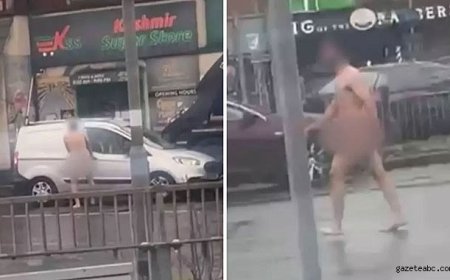 Çıplak Adam Trafiği Birbirine Kattı
