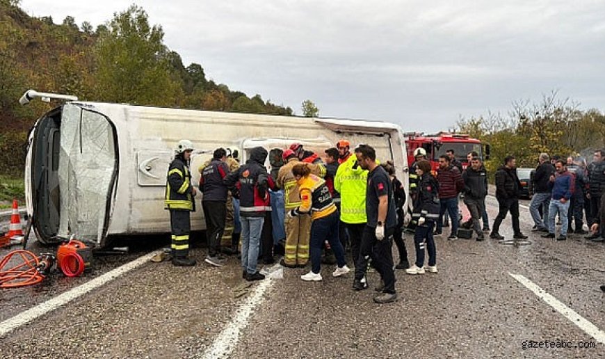 Bartın’da İşçi Servisi Faciası