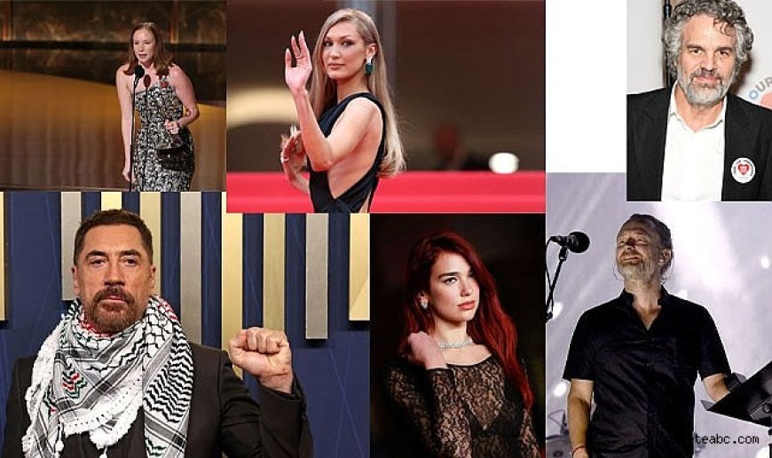 Dünyaca ünlü isimlerden İsrail tepkisi