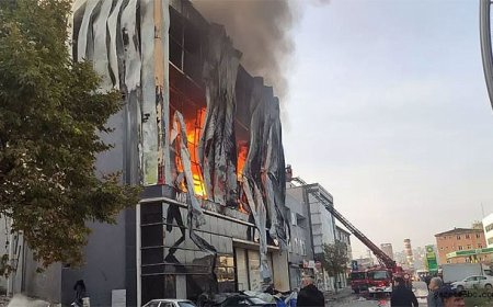 Kocaeli’de Depo Yangını Faciası