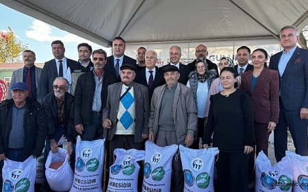 Büyükşehirden çiftçiye destek