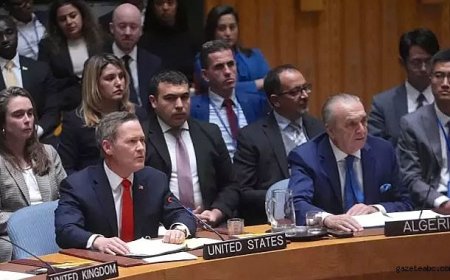 Gazze’de Barış ve İstikrar İçin BMGK Kararı