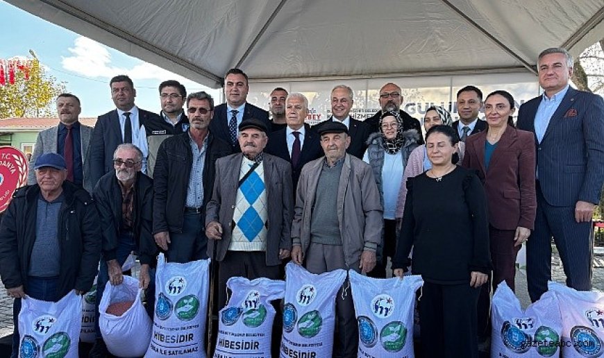 Büyükşehirden çiftçiye destek