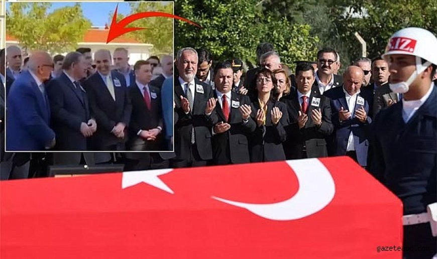 Şehit cenazesinde saygısızlık