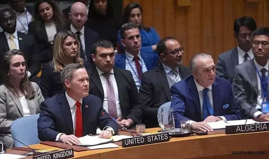 Gazze’de Barış ve İstikrar İçin BMGK Kararı