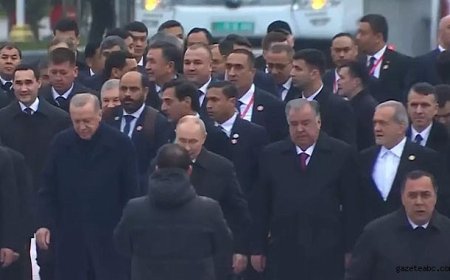 Erdoğan'dan Türkmenistan Zirvesinde Barış Mesajı