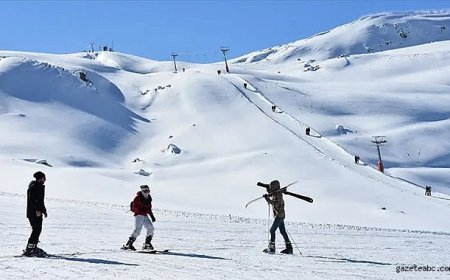 Kayak Merkezlerinde Kar Farkı Büyük