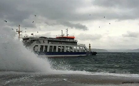 Marmara'da Fırtına Alarmı