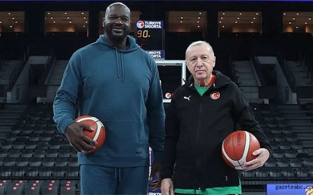 NBA Efsanesi Erdoğan İle Yan Yana