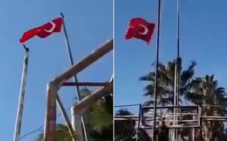 TÜRK BAYRAĞI Yeniden Göklerde!