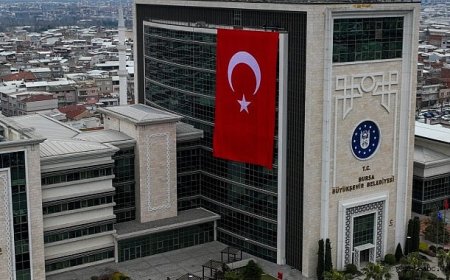 Bursa Türk bayraklarıyla donatıldı