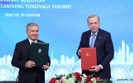 Özbekistan Cumhurbaşkanı Ankara'da