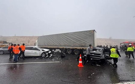 TAG Otoyolu’nda Zincirleme Kaza