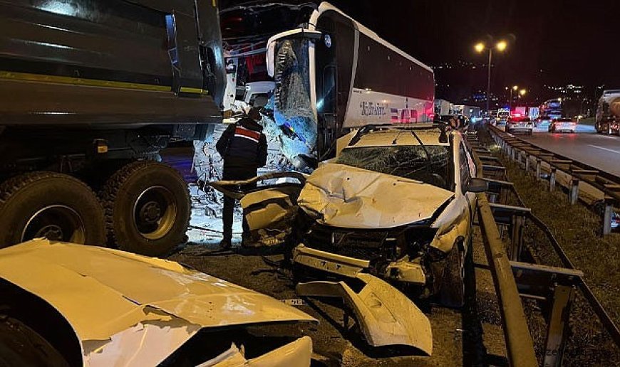 Sapanca’da Feci Kaza